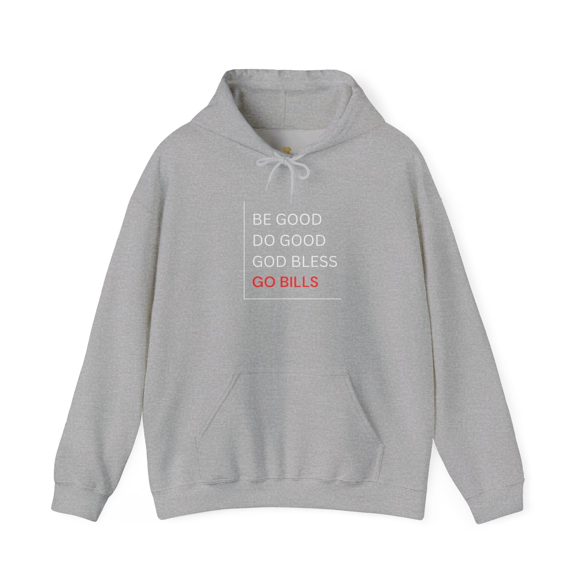 Go Bills Inspirational Hoodie | Unisex Heavy Blend Sweatshirt for Game Days, Sports Lovers, Cozy Vibes, Family Gatherings, Unique Gift