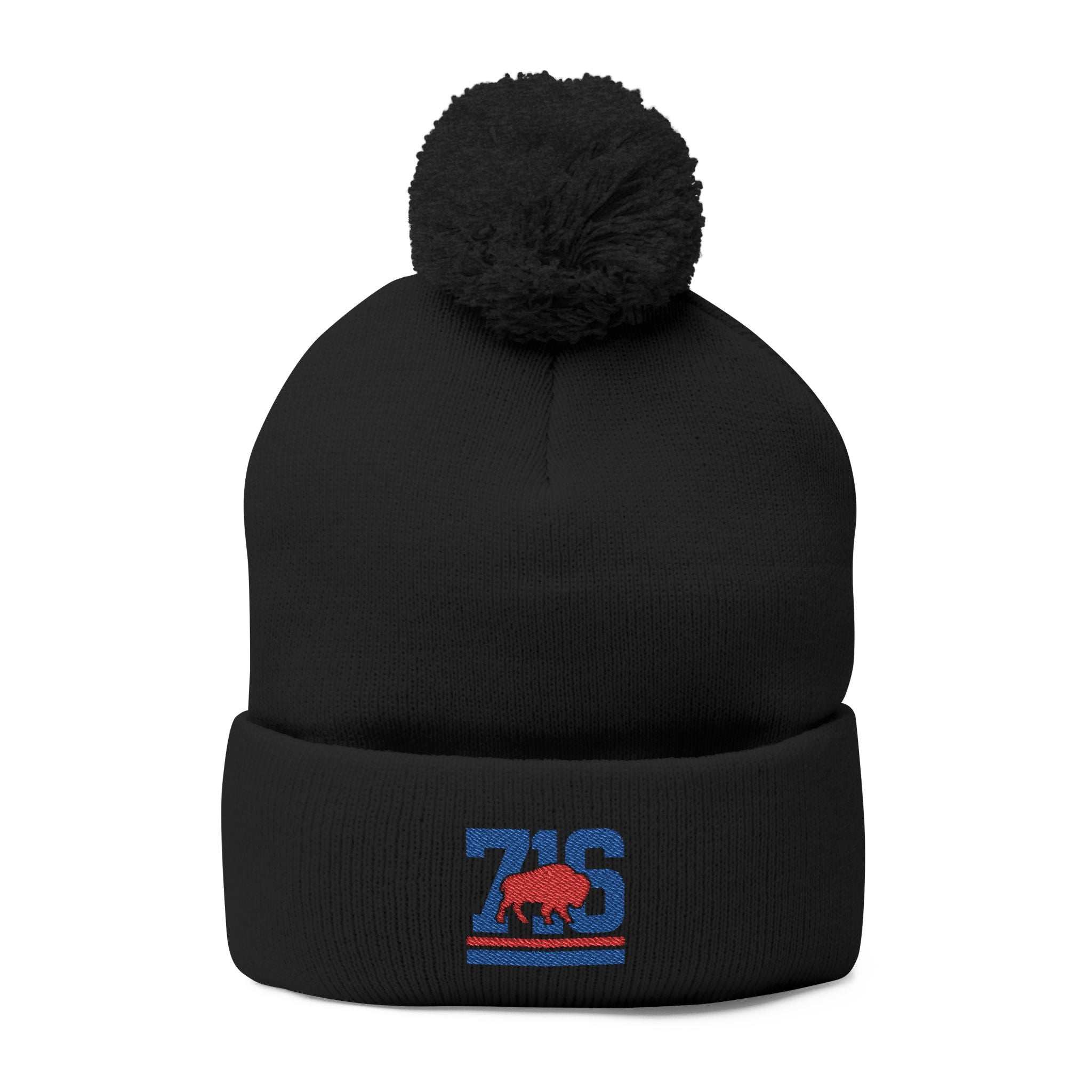 Buffalo 716 Football Knit Cap Embroidered Logo.
