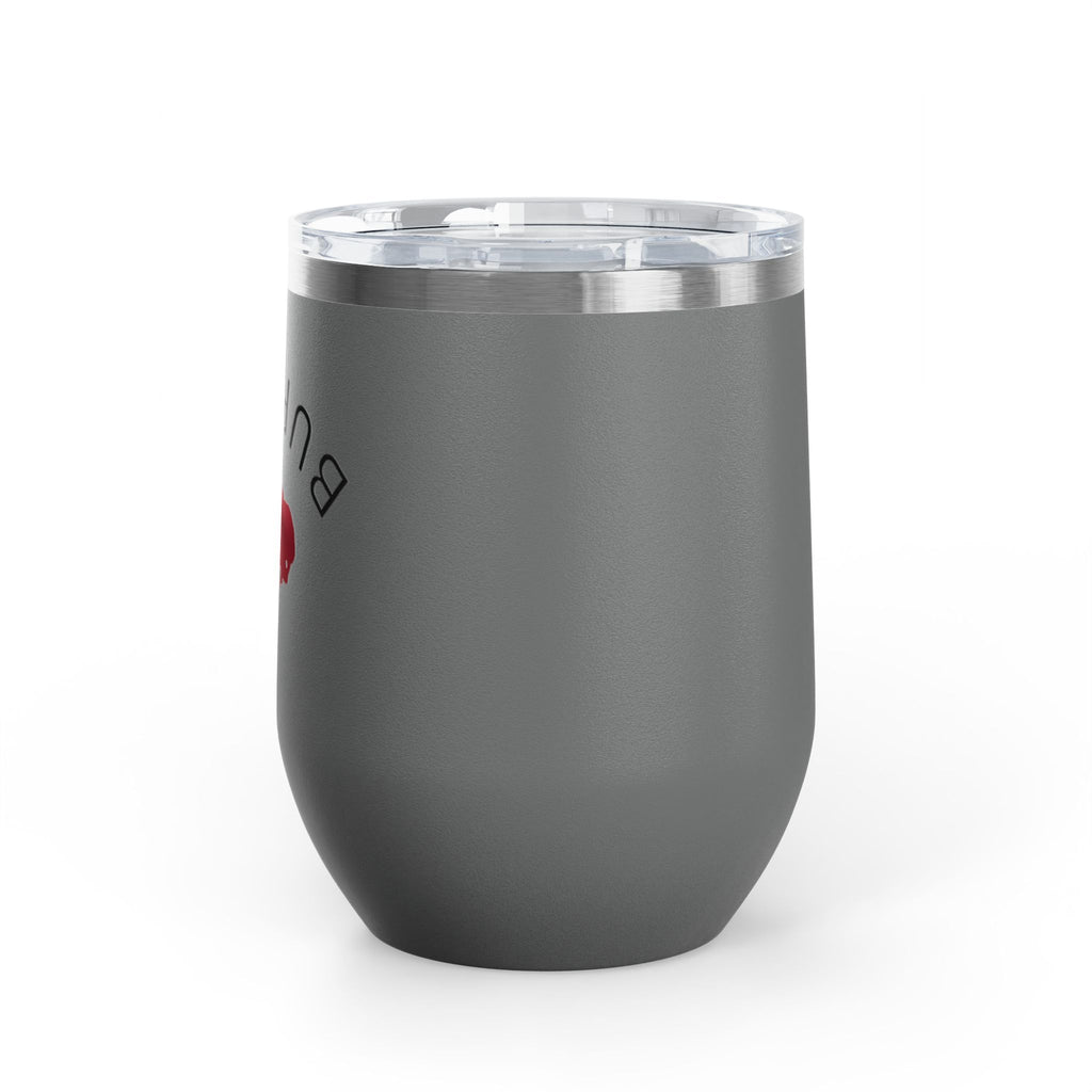 Buffalo Wine Tumbler, 12oz Insulated Drinkware for Wine Lovers, Gifts for Her, Home Bar Essentials, Outdoor Fun