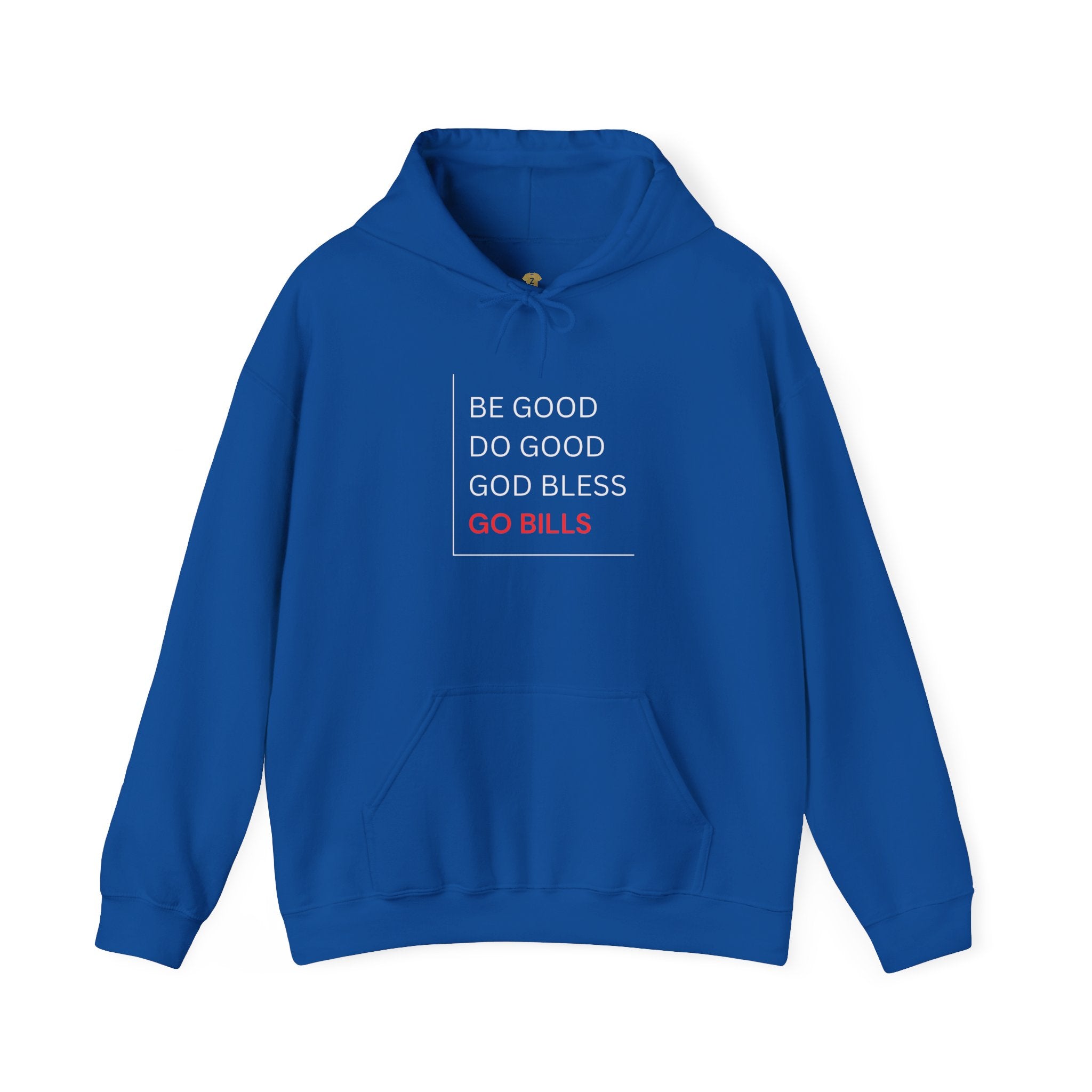 Go Bills Inspirational Hoodie | Unisex Heavy Blend Sweatshirt for Game Days, Sports Lovers, Cozy Vibes, Family Gatherings, Unique Gift