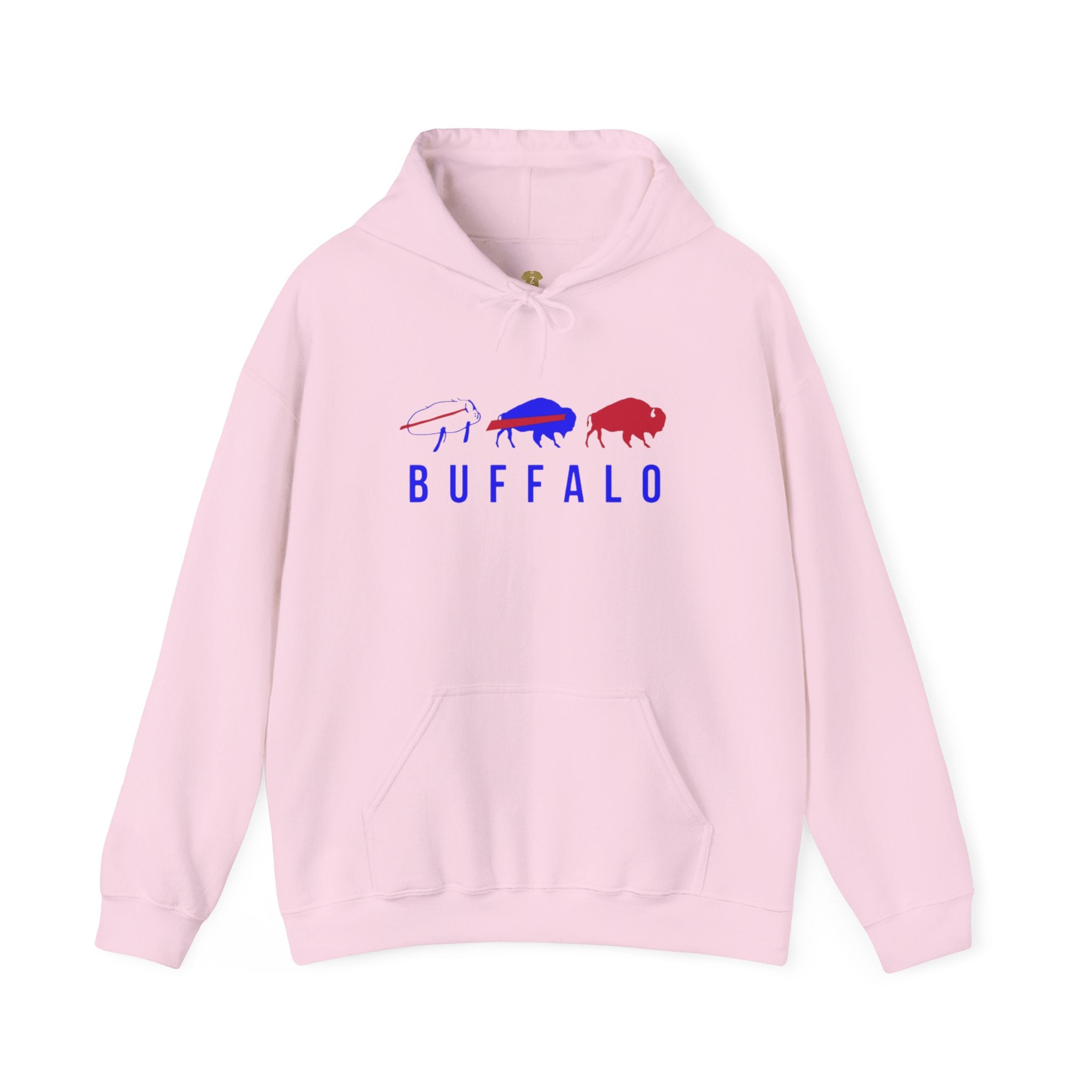 Buffalo Spirit Hoodie, Cozy Unisex Sweatshirt, Perfect Gift for Outdoorsy Friends, Casual Wear, Inspirational Apparel
