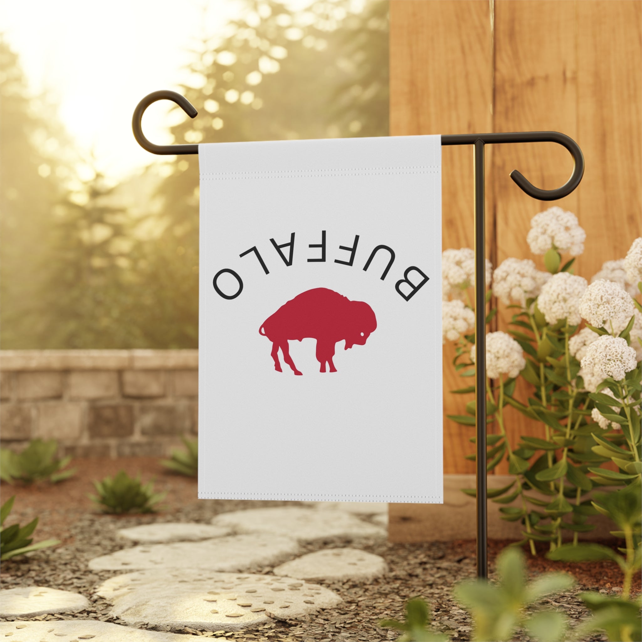 Buffalo Garden Banner | Outdoor Décor for Home & Lawn, Buffalo Gifts, Nature Lovers, Farmhouse Style, Anniversary, Housewarming