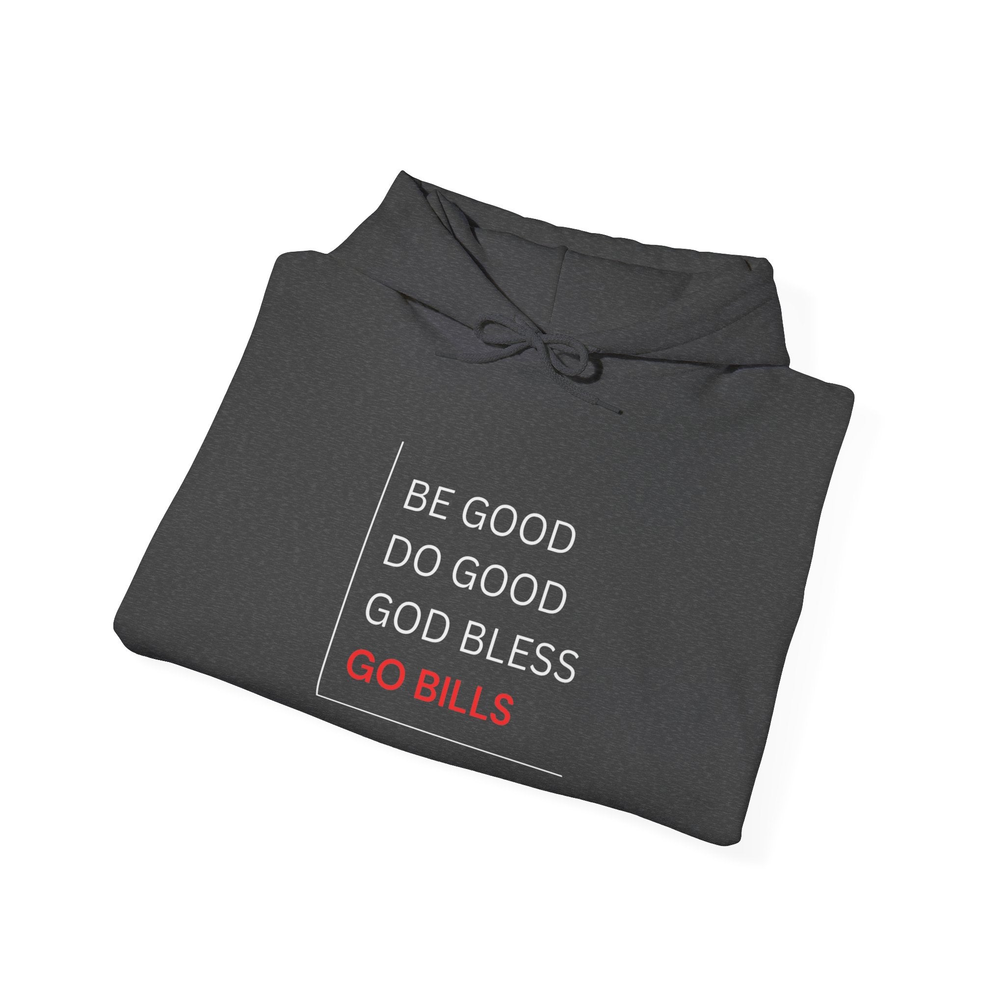Go Bills Inspirational Hoodie | Unisex Heavy Blend Sweatshirt for Game Days, Sports Lovers, Cozy Vibes, Family Gatherings, Unique Gift
