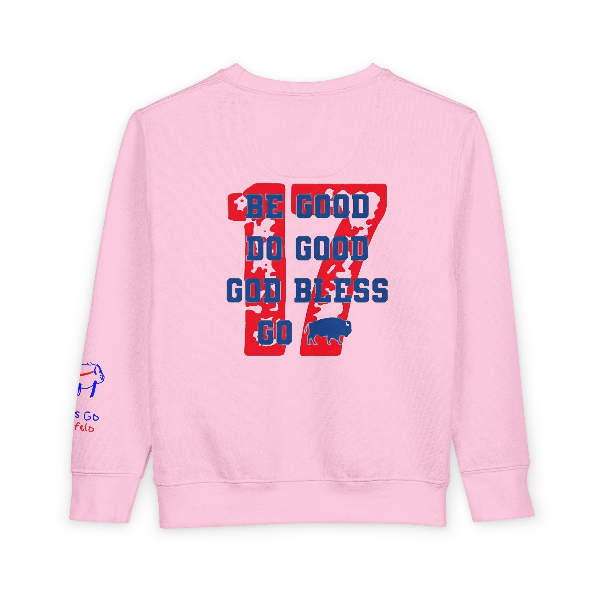 Buffalo Spirit Toddler Sweatshirt | Cute Kids Apparel for Game Day, Family Gatherings, Birthdays, and All Occasions