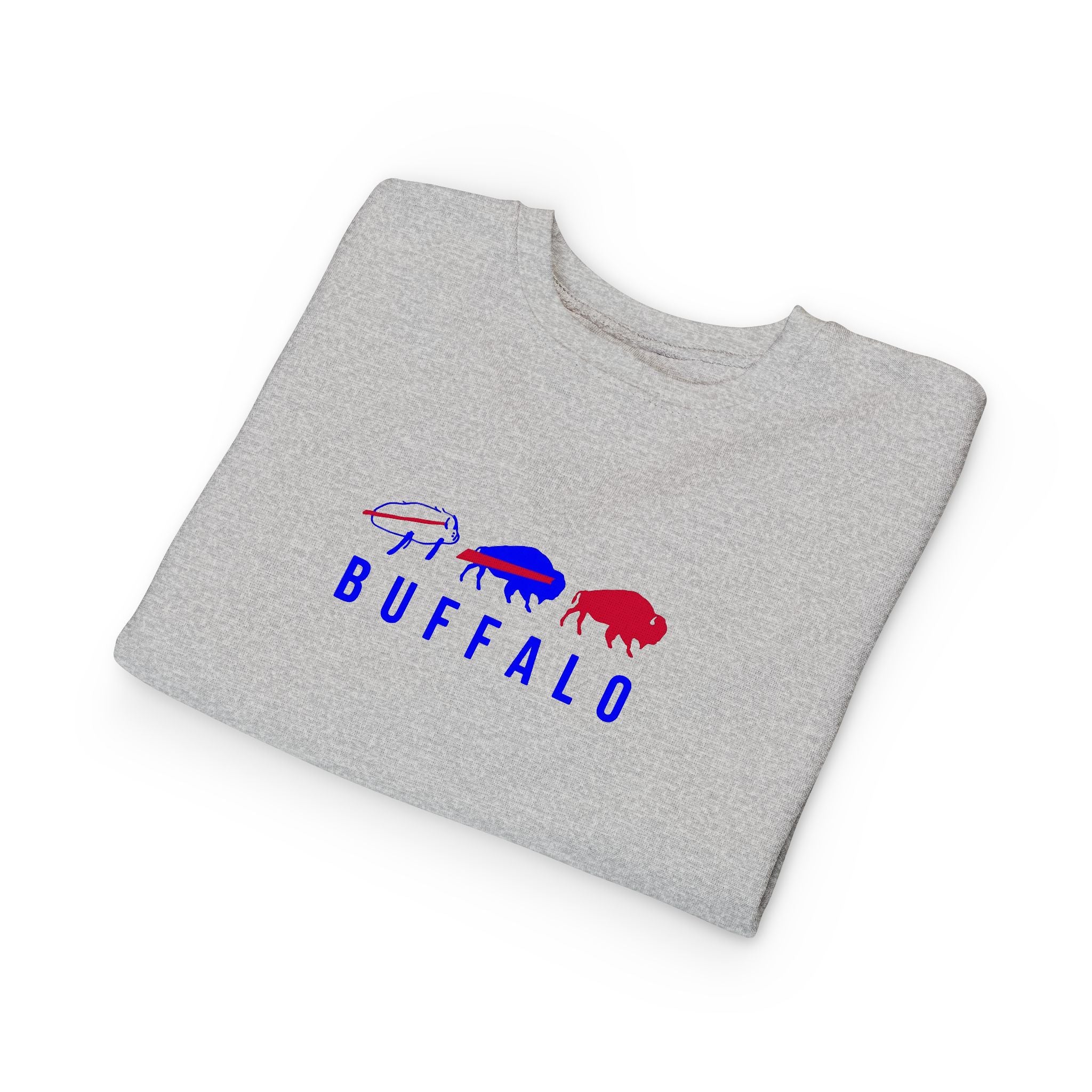Buffalo Spirit Toddler Sweatshirt | Cute Kids Apparel for Game Day, Family Gatherings, Birthdays, and All Occasions