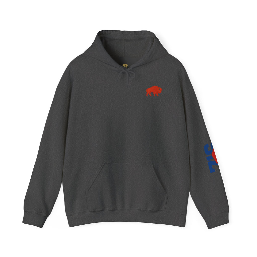 Wing City Hoodie - Retro Chicken Wing Logo Pullover
