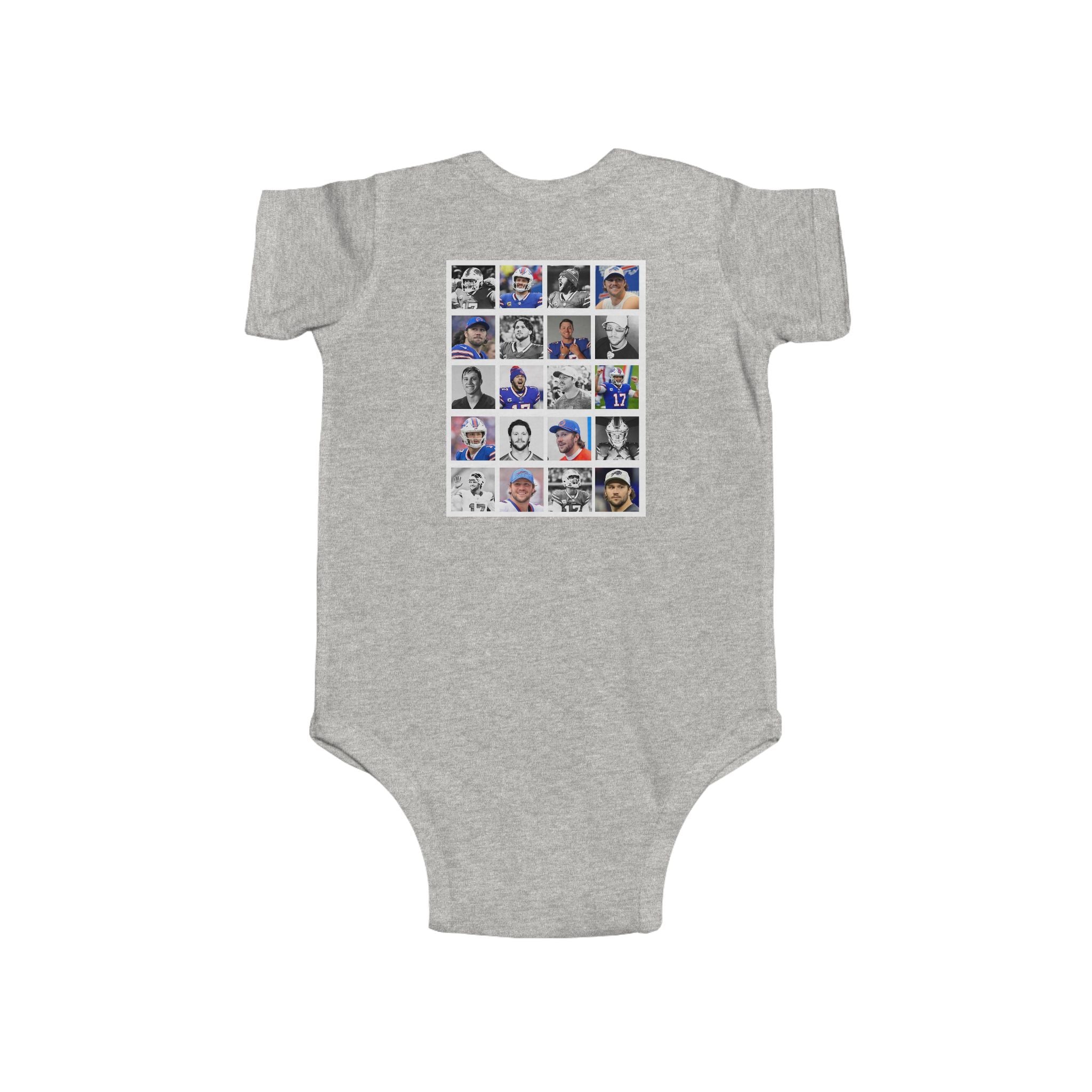 Bills-Inspired Infant Bodysuit with Positive Message, Baby Clothes, Sports Fan Gear, Gifts for New Parents, Casual Wear