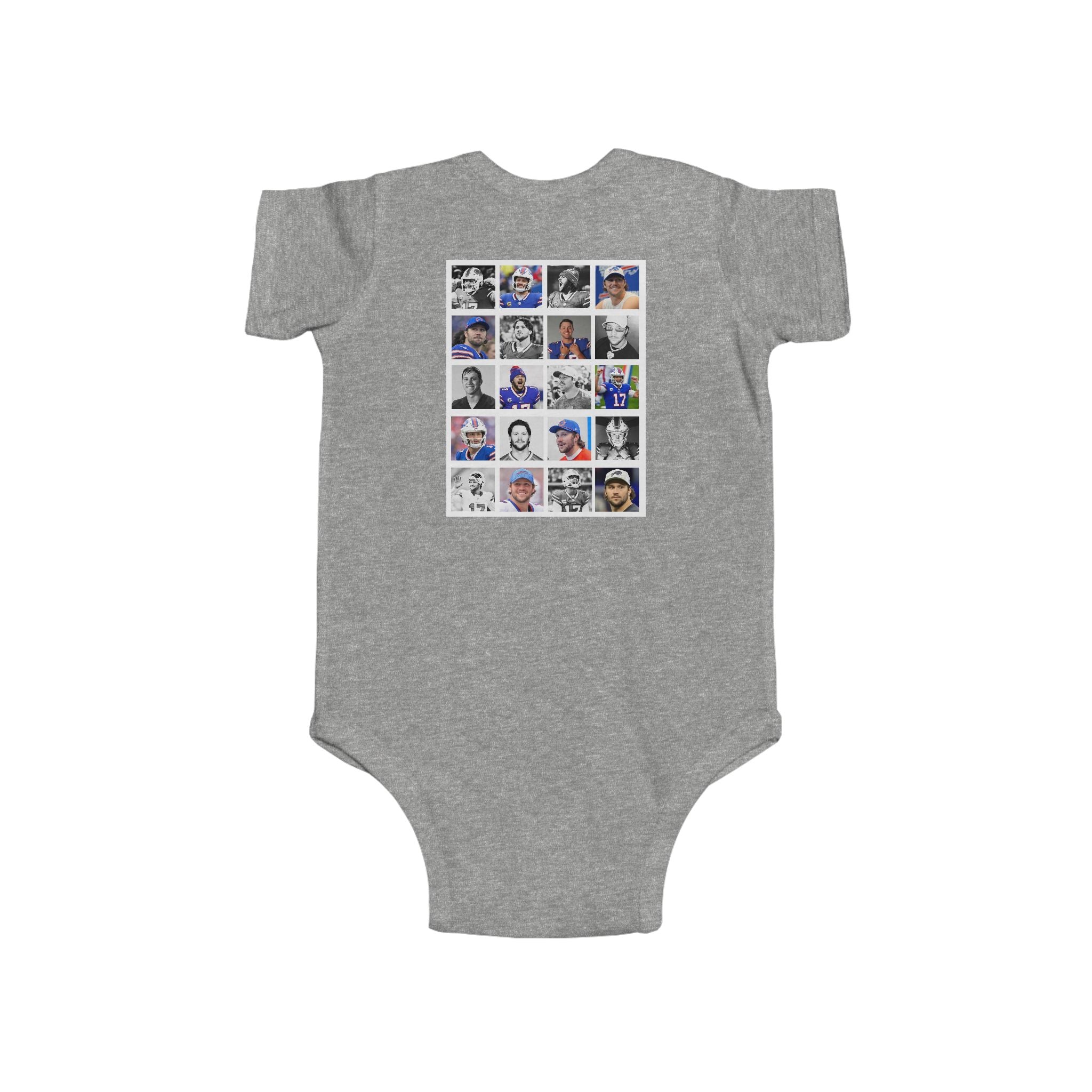 Bills-Inspired Infant Bodysuit with Positive Message, Baby Clothes, Sports Fan Gear, Gifts for New Parents, Casual Wear