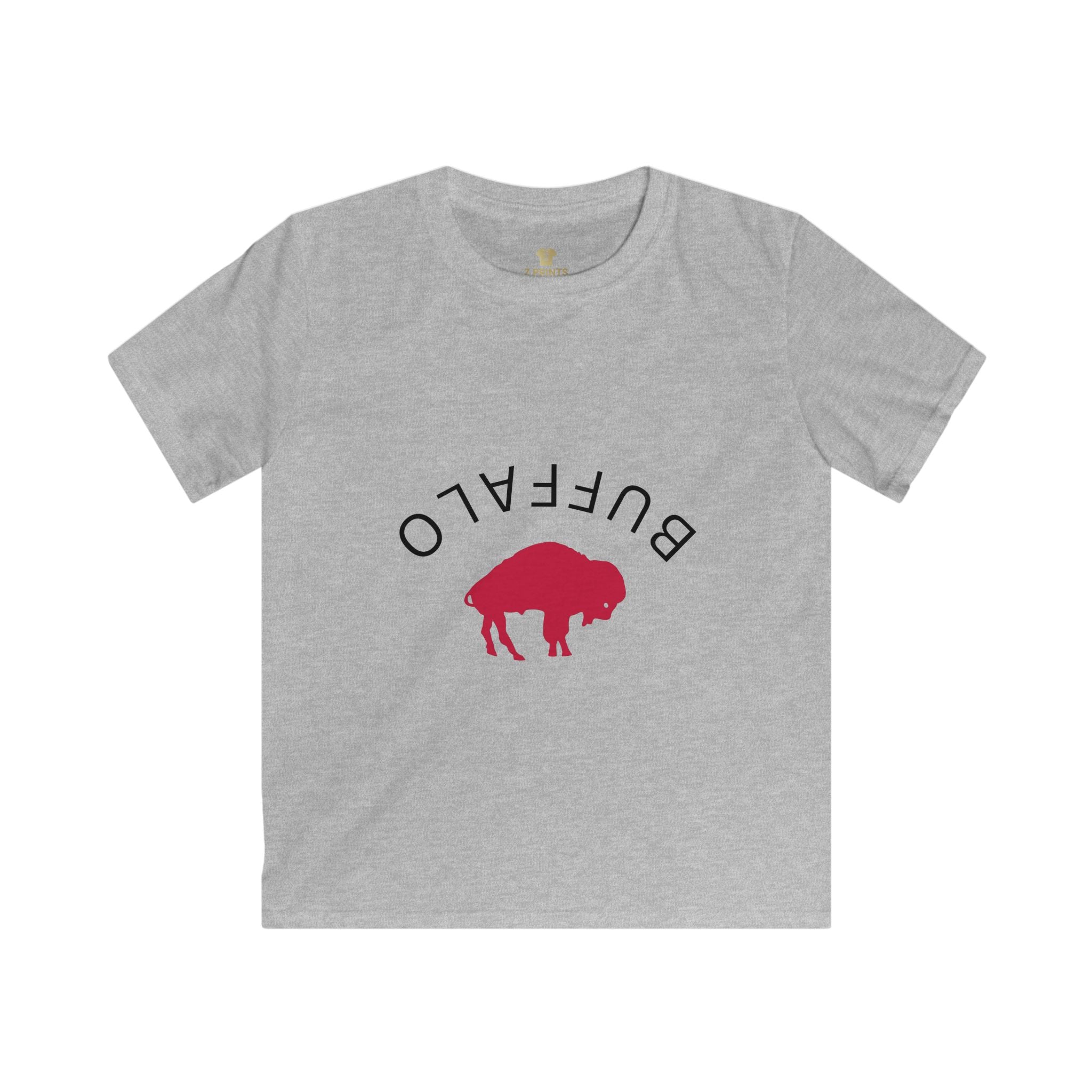 Buffalo Graphic Kids Tee, Soft Cotton T-Shirt for Children.