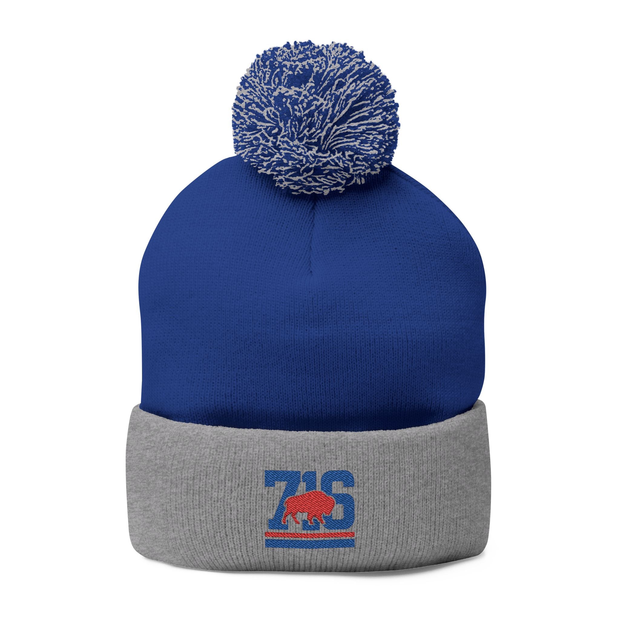 Buffalo 716 Football Knit Cap Embroidered Logo.