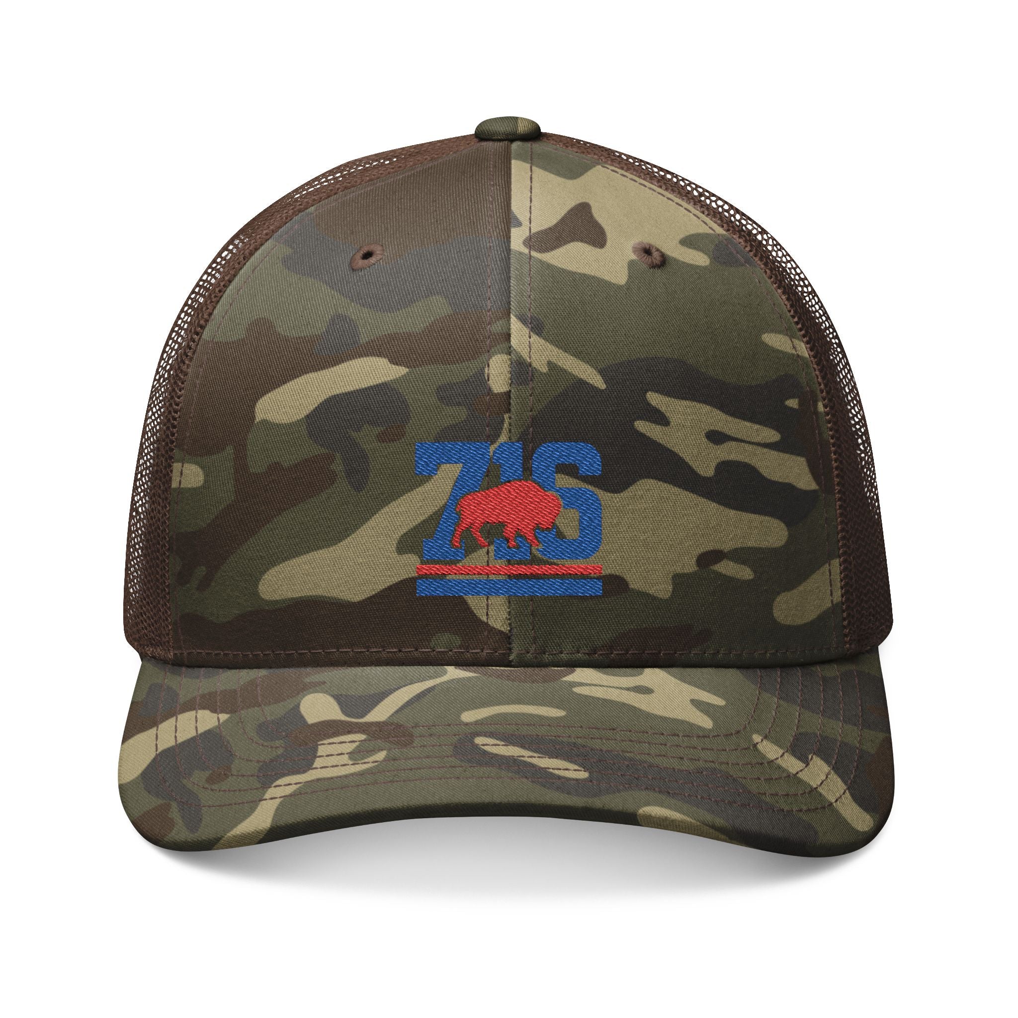 Buffalo 716 Camouflage Trucker Hat | Embroidered