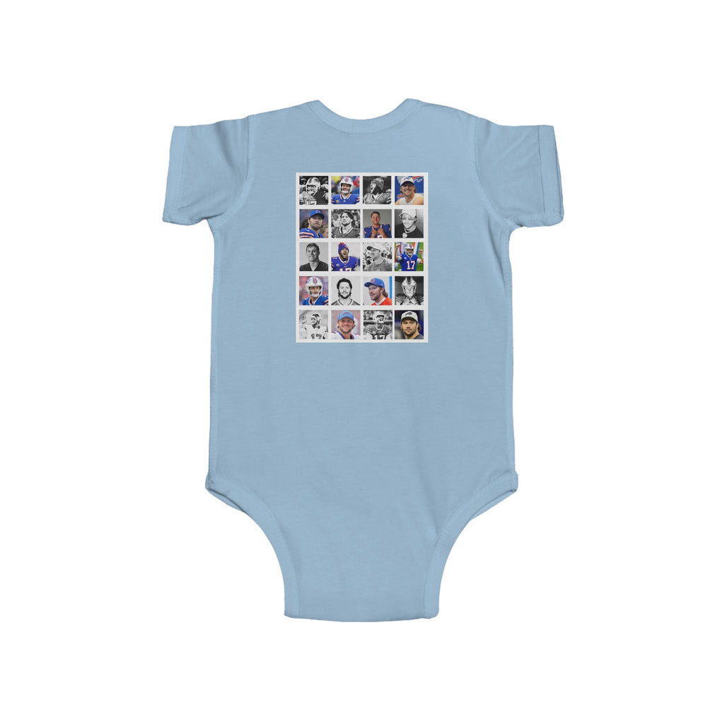 Bills-Inspired Infant Bodysuit with Positive Message, Baby Clothes, Sports Fan Gear, Gifts for New Parents, Casual Wear