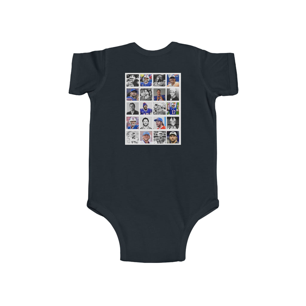 Bills-Inspired Infant Bodysuit with Positive Message, Baby Clothes, Sports Fan Gear, Gifts for New Parents, Casual Wear