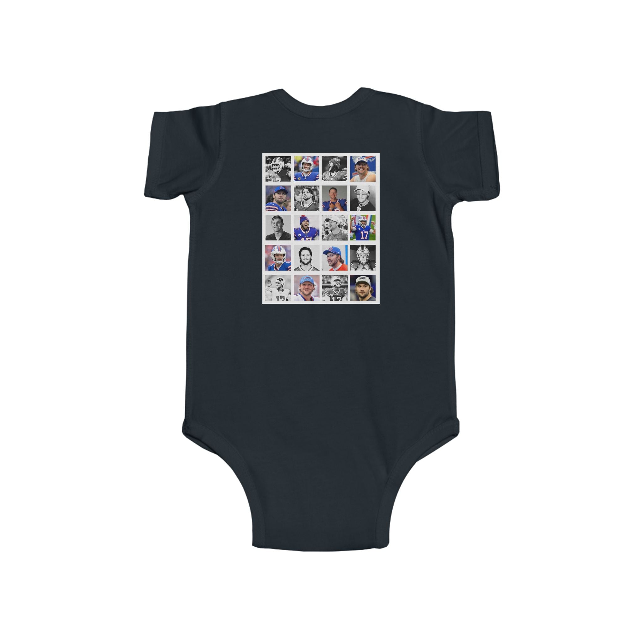 Bills-Inspired Infant Bodysuit with Positive Message, Baby Clothes, Sports Fan Gear, Gifts for New Parents, Casual Wear