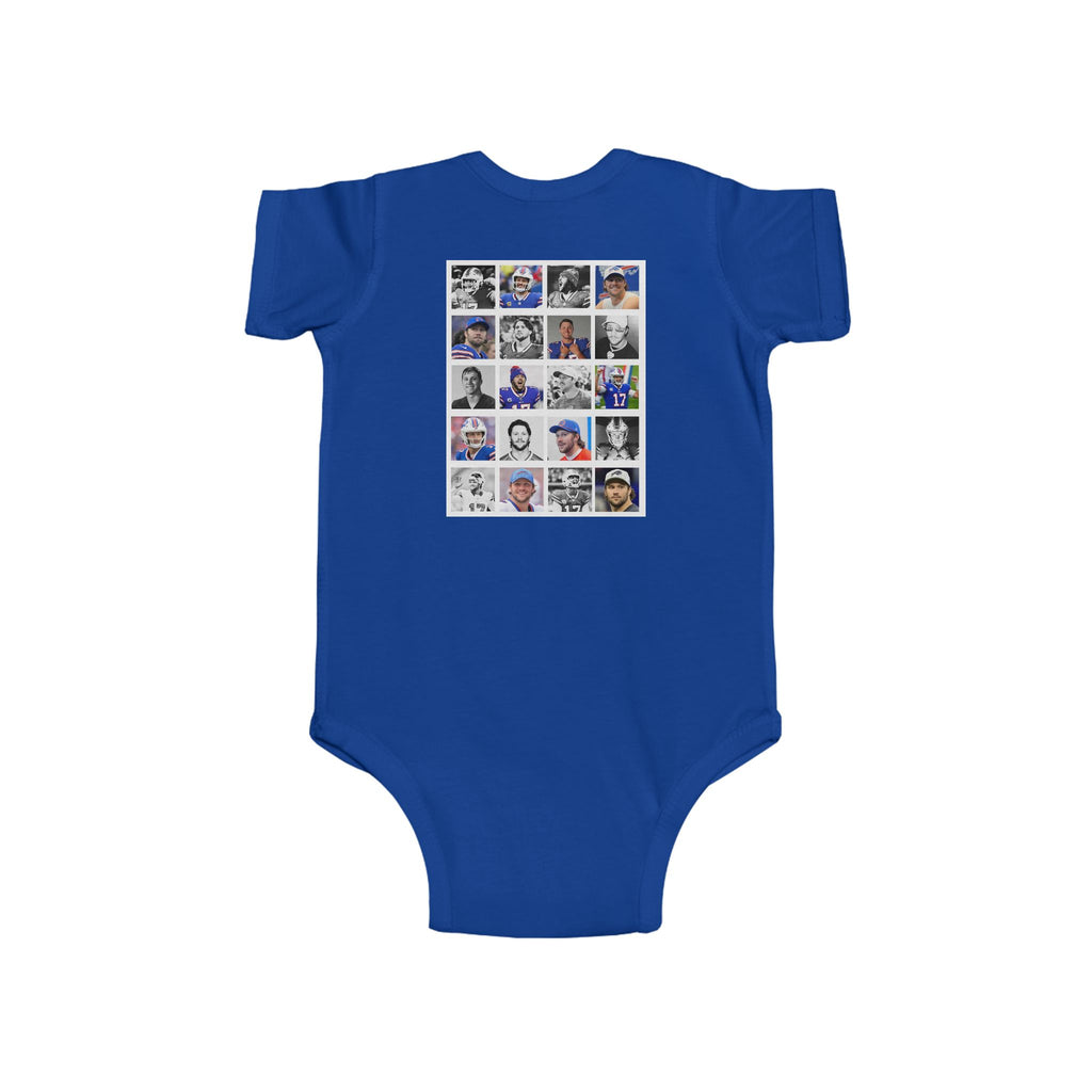 Bills-Inspired Infant Bodysuit with Positive Message, Baby Clothes, Sports Fan Gear, Gifts for New Parents, Casual Wear