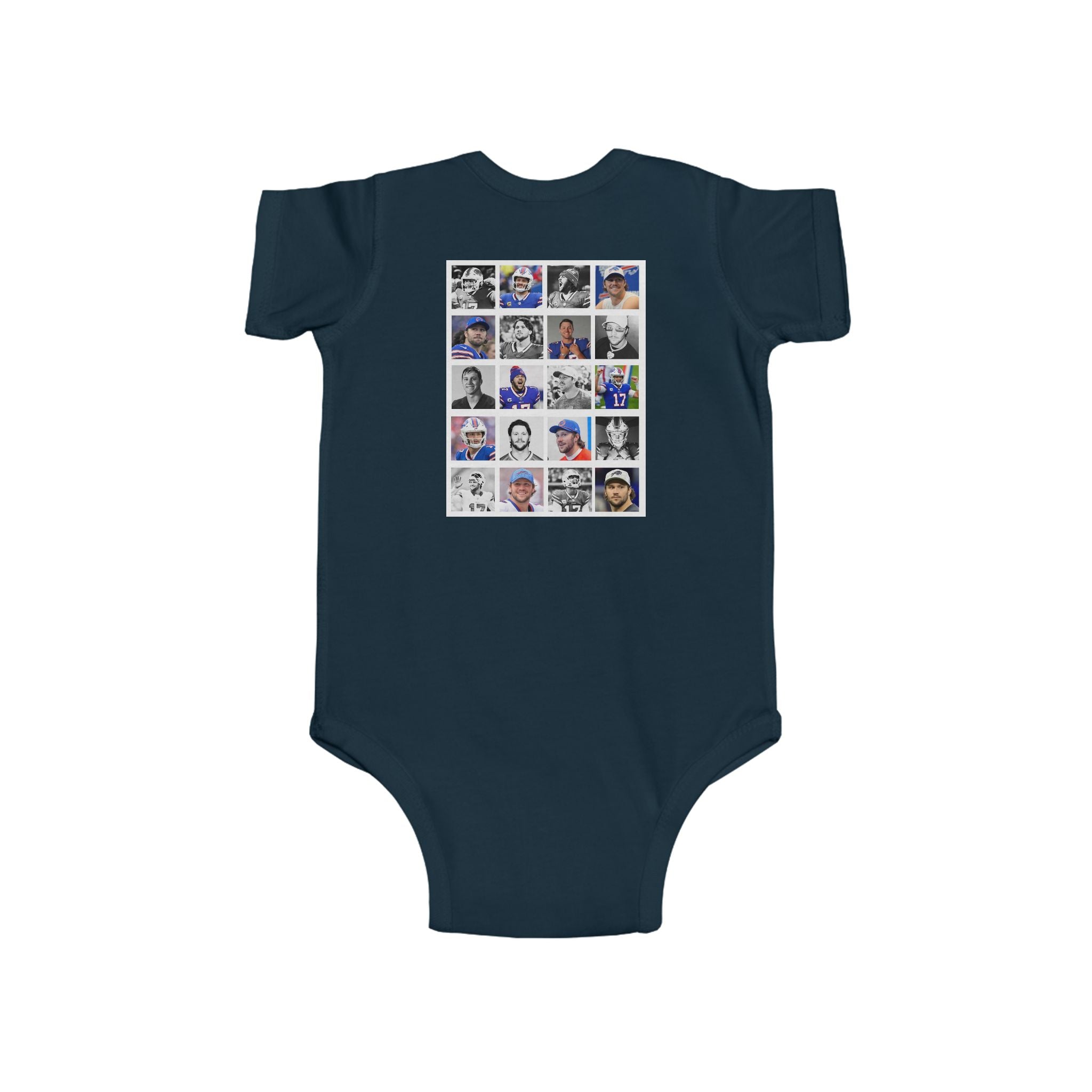 Bills-Inspired Infant Bodysuit with Positive Message, Baby Clothes, Sports Fan Gear, Gifts for New Parents, Casual Wear