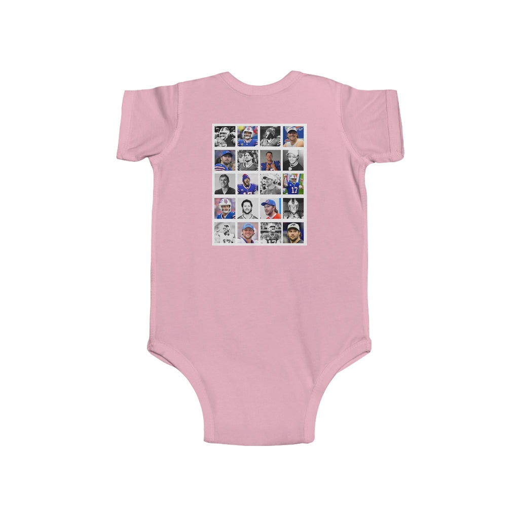 Bills-Inspired Infant Bodysuit with Positive Message, Baby Clothes, Sports Fan Gear, Gifts for New Parents, Casual Wear