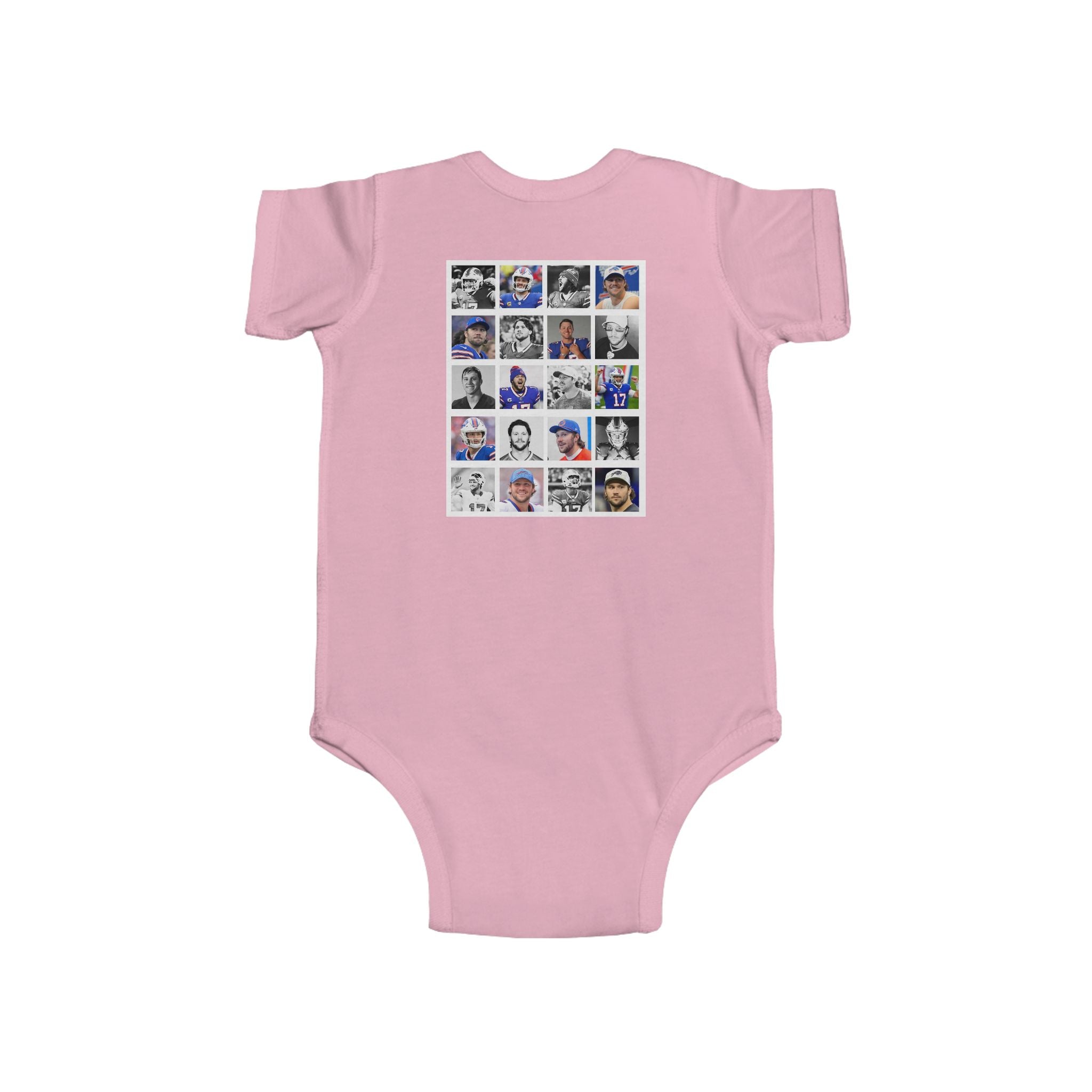 Bills-Inspired Infant Bodysuit with Positive Message, Baby Clothes, Sports Fan Gear, Gifts for New Parents, Casual Wear