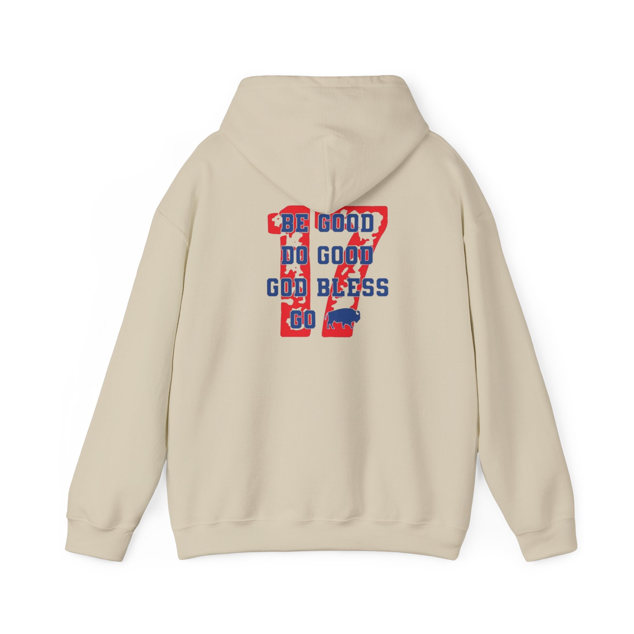 Buffalo Spirit Hoodie, Cozy Unisex Sweatshirt, Perfect Gift for Outdoorsy Friends, Casual Wear, Inspirational Apparel