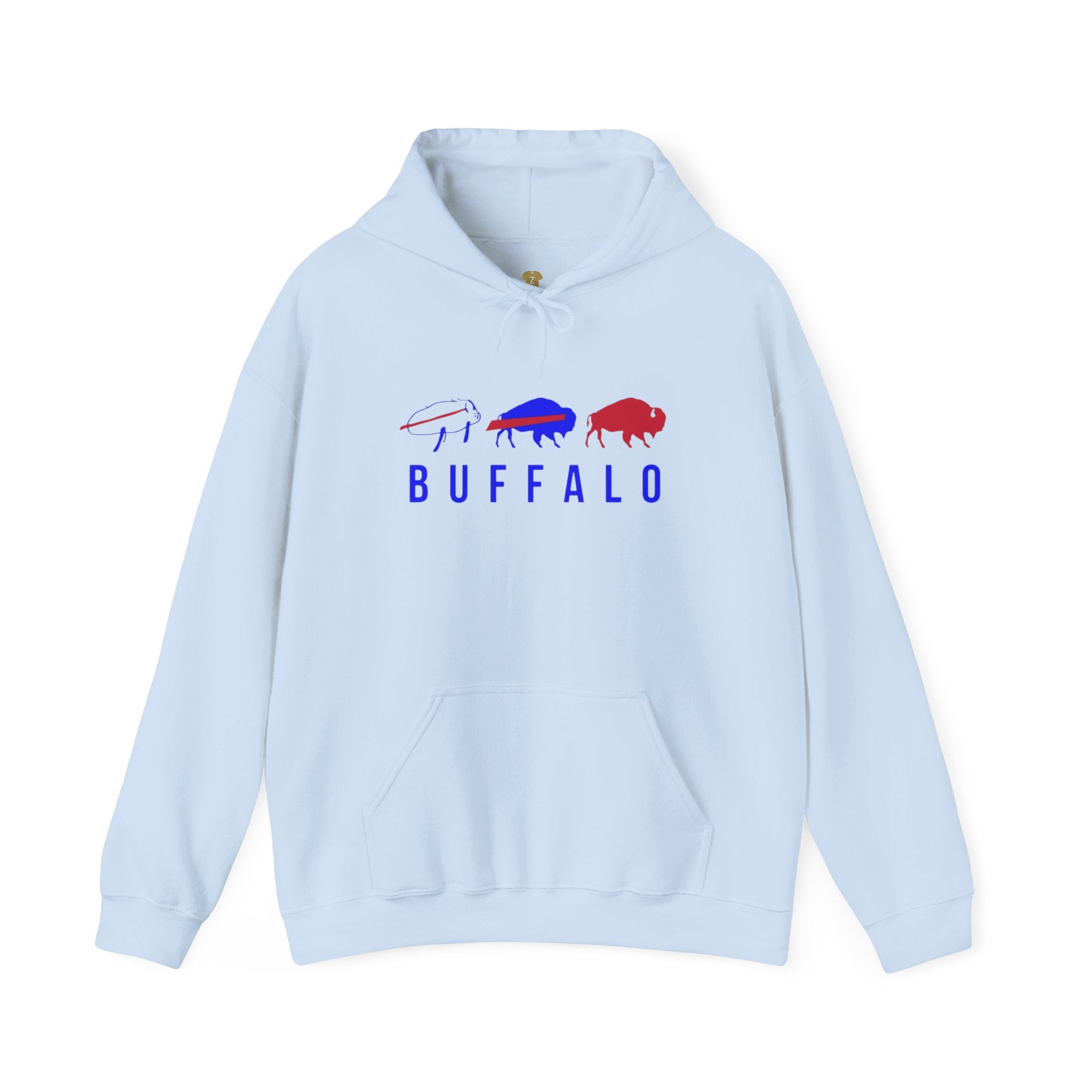 Buffalo Spirit Hoodie, Cozy Unisex Sweatshirt, Perfect Gift for Outdoorsy Friends, Casual Wear, Inspirational Apparel