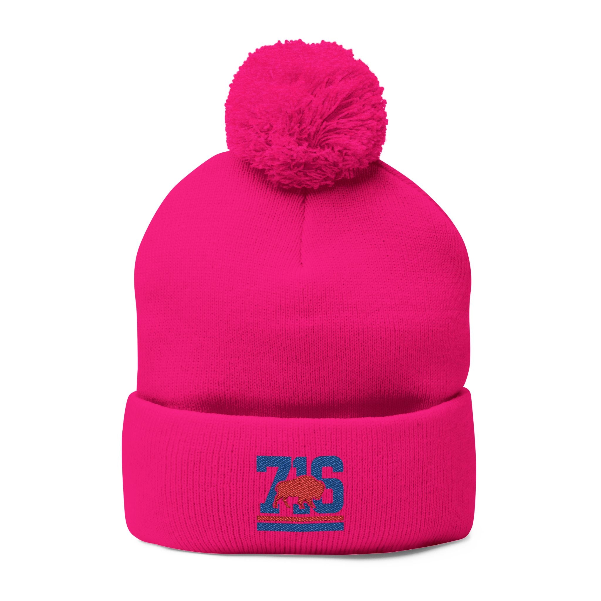 Buffalo 716 Football Knit Cap Embroidered Logo.