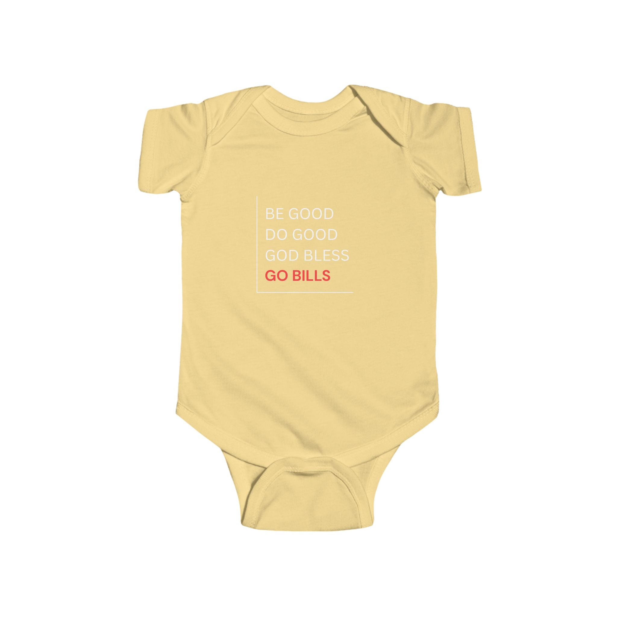 Bills-Inspired Infant Bodysuit with Positive Message, Baby Clothes, Sports Fan Gear, Gifts for New Parents, Casual Wear