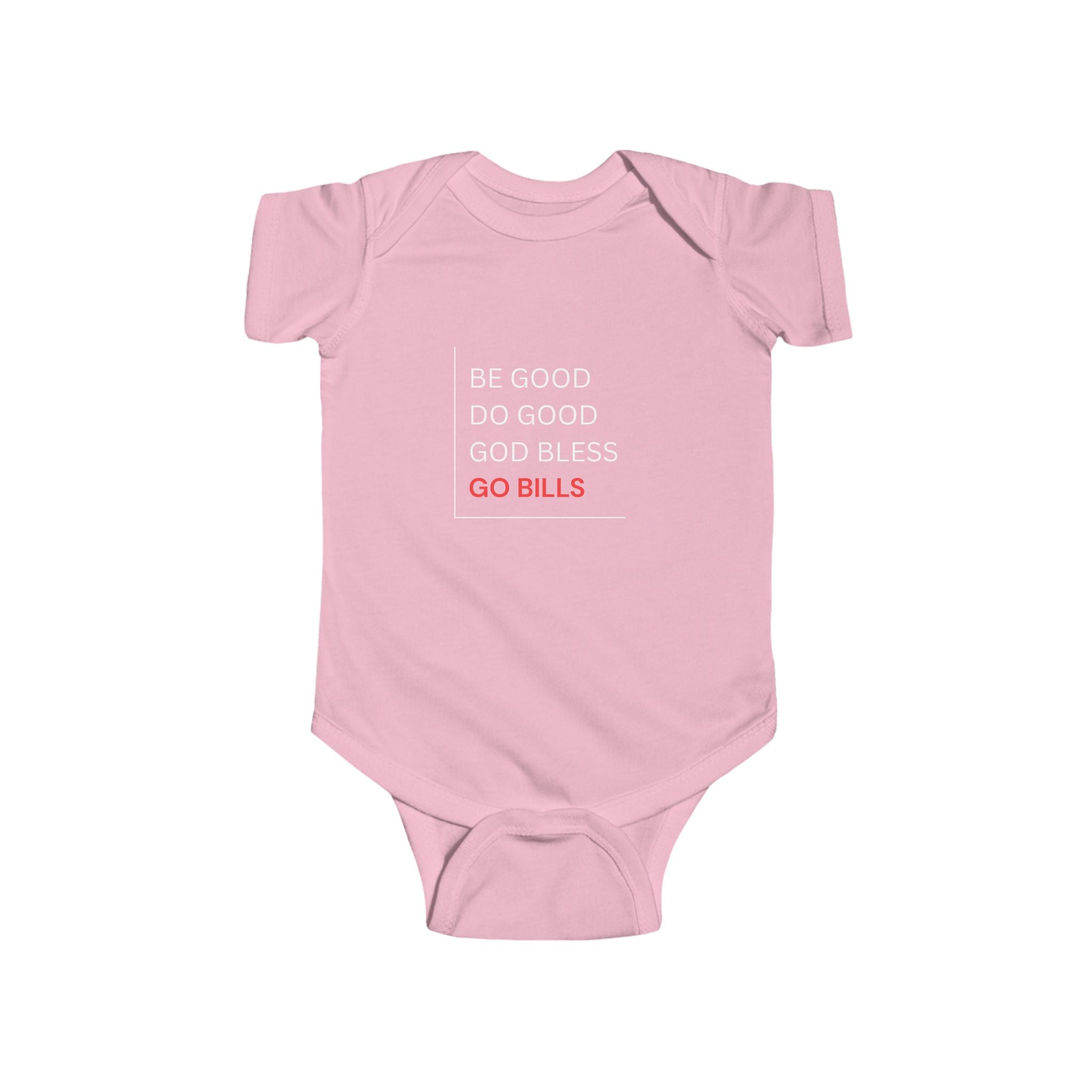 Bills-Inspired Infant Bodysuit with Positive Message, Baby Clothes, Sports Fan Gear, Gifts for New Parents, Casual Wear