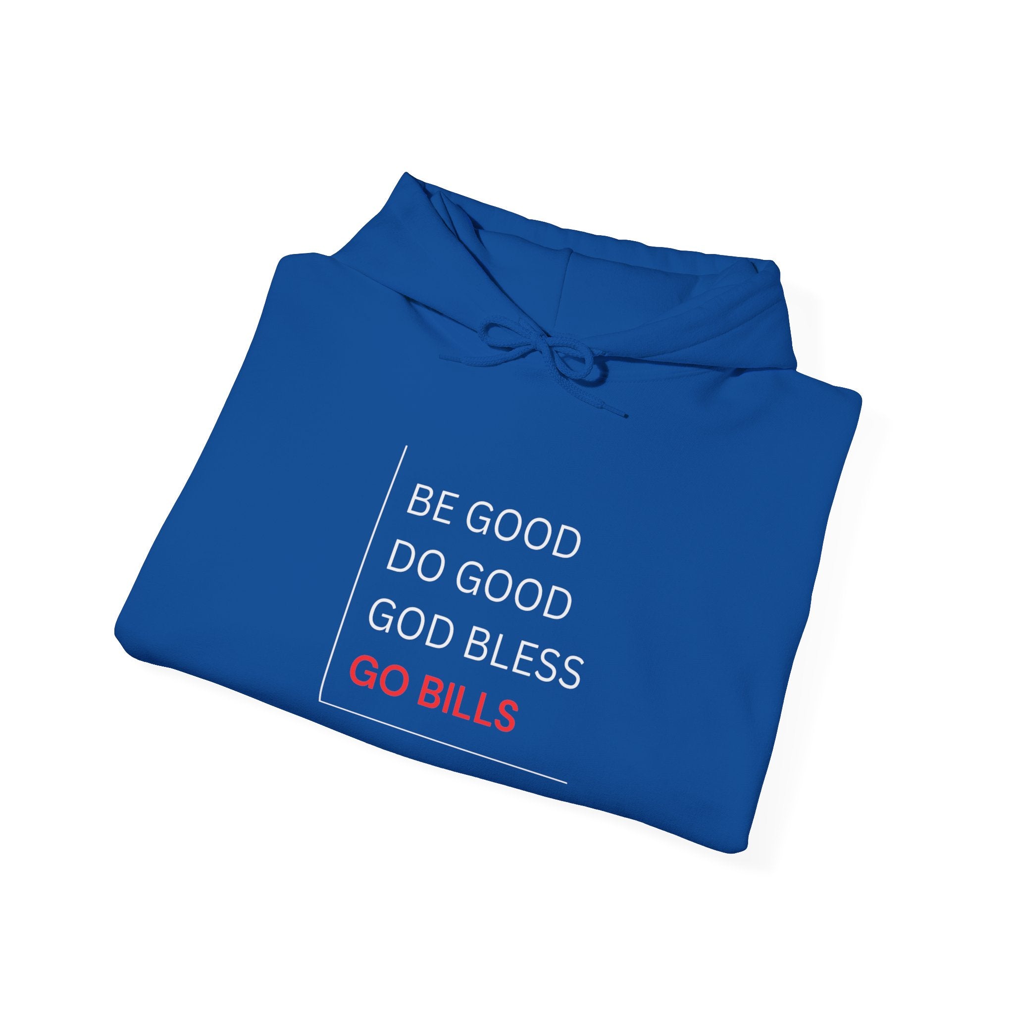 Go Bills Inspirational Hoodie | Unisex Heavy Blend Sweatshirt for Game Days, Sports Lovers, Cozy Vibes, Family Gatherings, Unique Gift