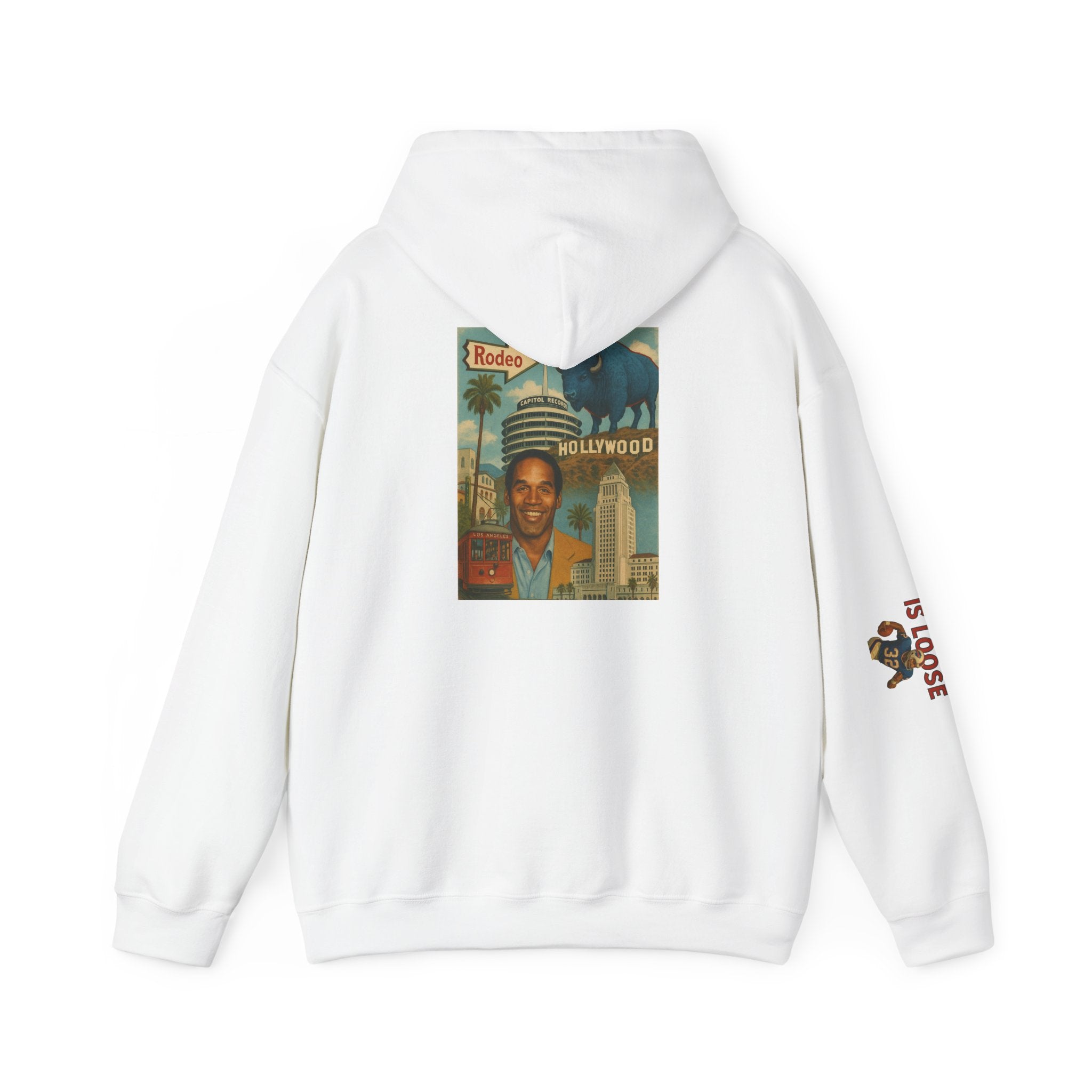 The Juice is Loose Unisex Hoodie, OJ/ Allen Special Vintage Sweatshirt, Allen - Simpson Fans.