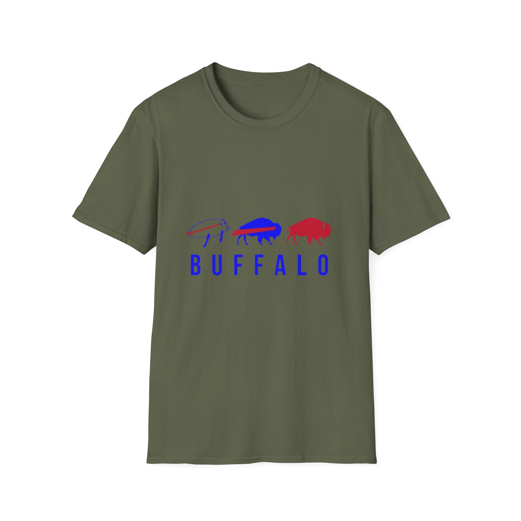 Buffalo Potato Spirit Unisex Softstyle T-Shirt | Casual Wear, Gift for Sports Fans, College Apparel, Everyday Comfort, Unique Design