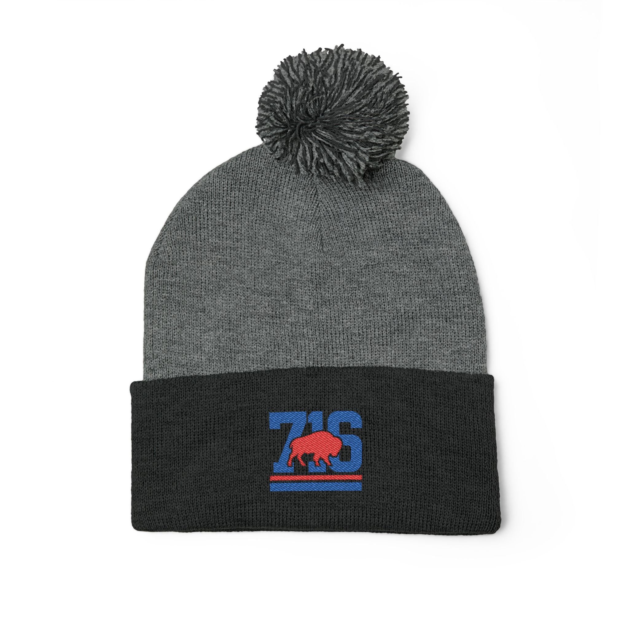 Buffalo 716 Football Knit Cap Embroidered Logo.
