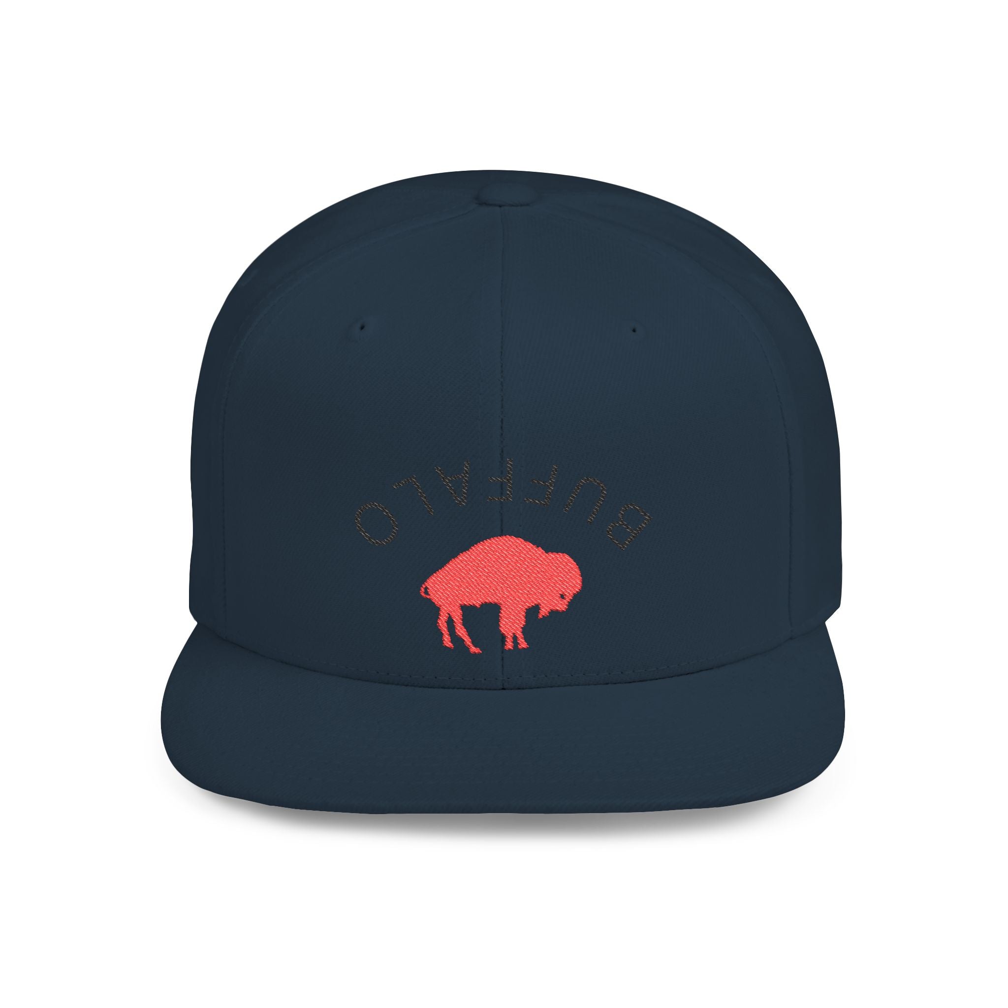 Stylish Buffalo Flat Bill Snapback Hat, Trendy Cap for Outdoor Events, Fashionable Gift for Him/Her, Casual Wear, Summer Accessories