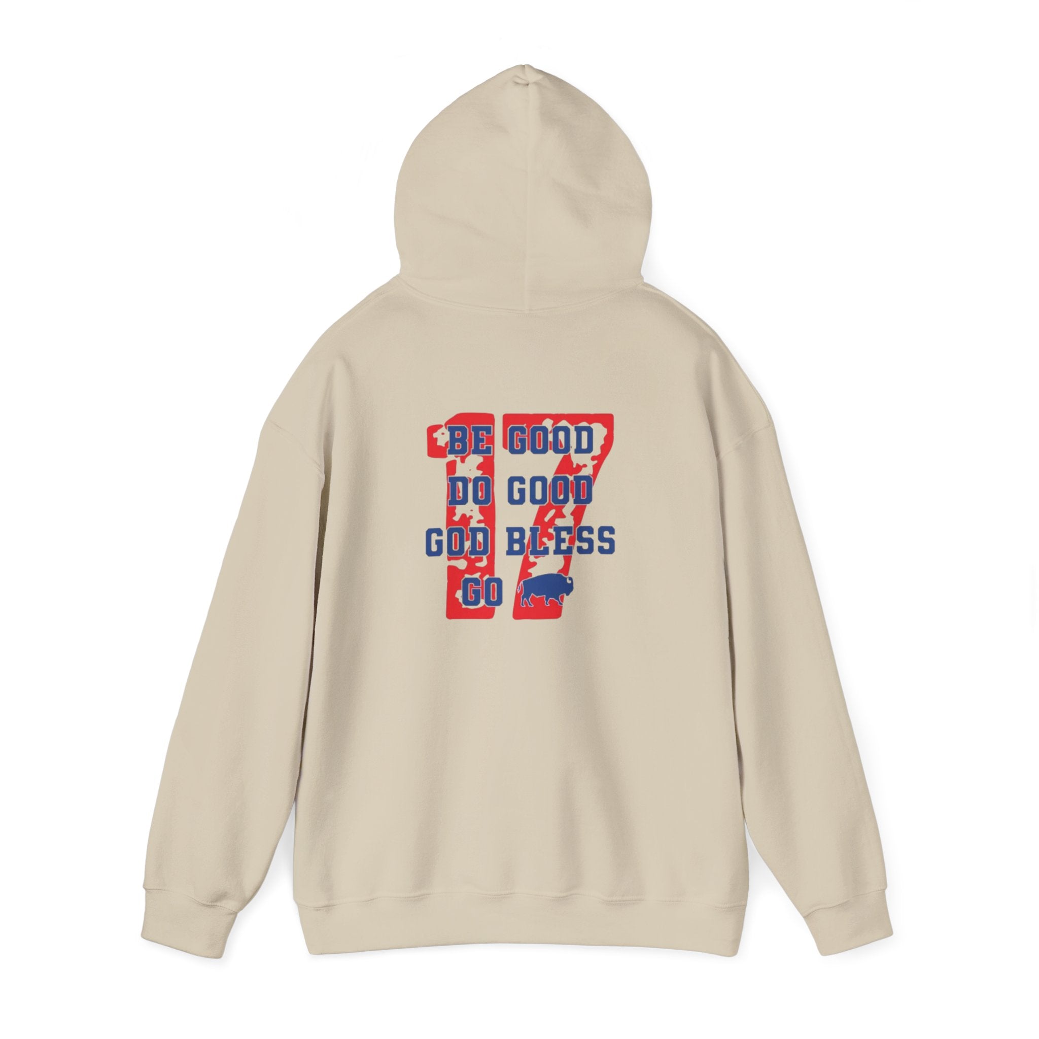 Buffalo Spirit Hoodie, Cozy Unisex Sweatshirt, Perfect Gift for Outdoorsy Friends, Casual Wear, Inspirational Apparel