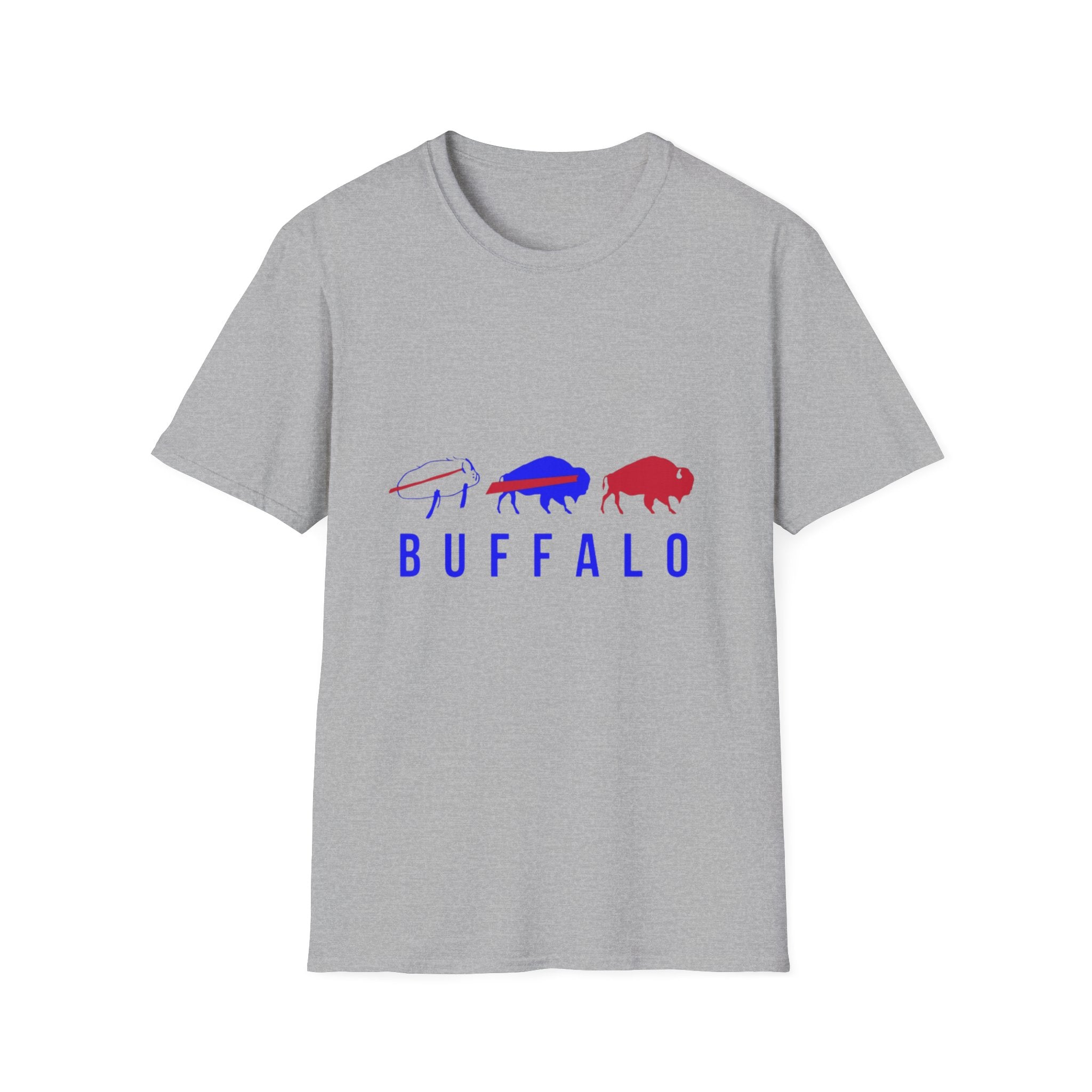 Buffalo Potato Spirit Unisex Softstyle T-Shirt | Casual Wear, Gift for Sports Fans, College Apparel, Everyday Comfort, Unique Design