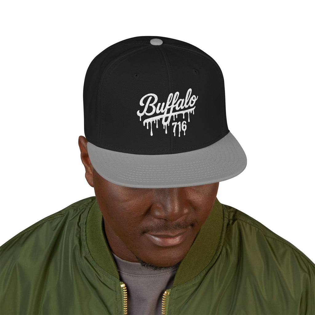 Buffalo Drip Embroidered Snapback