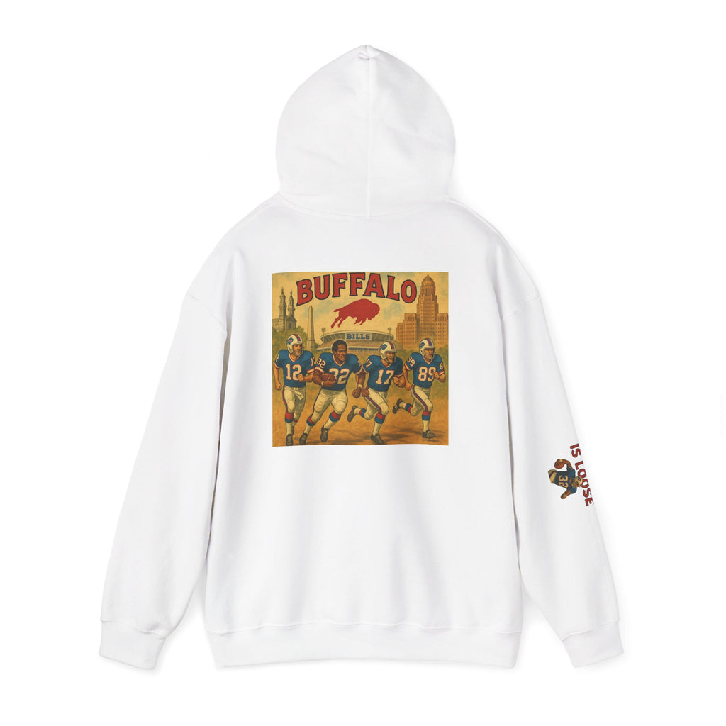 Vintage Buffalo Football OG Players Hoodie.